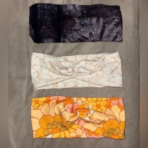 Set of Three Stylish Headbands
